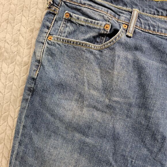 Levi's 559 Relaxed Straight 47x29 Blue Jeans Medium Wash‎ Casual Modern Denim - Picture 7 of 12